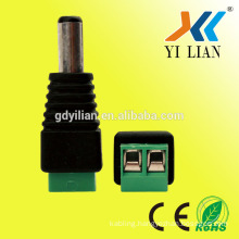Coax CAT5 To CCTV Coaxial Camera BNC Male Video Balun Connector BNC connector DC Green power male connector